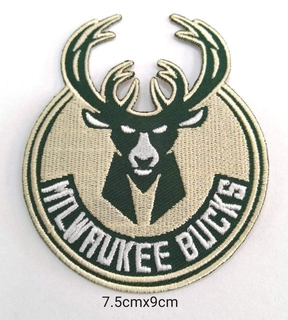 Milwaukee Bucks Patches Embroidered Logo Iron, Sewing on Fabric eBay