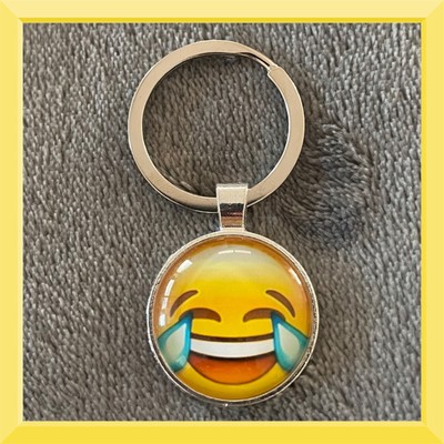 Novelty Collectable Emoji Keyring LAUGHING FACE