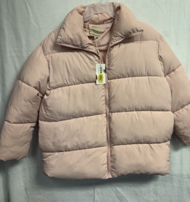 Chelsea & Violet Pink Puffer Jacket - Size Medium