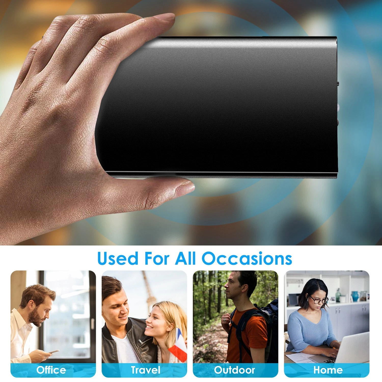 20000mAh Battery Pack for Heated Vest Jacket Pants Scarf USB Power Bank 5V/2.1A image 10