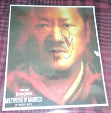 Benedict Wong doctor strange AUTOGRAPHED laminated PHOTO