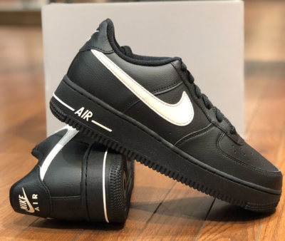 NEW* Youth Grade-School Nike Air Force 1 (GS) Black/White (HV6359