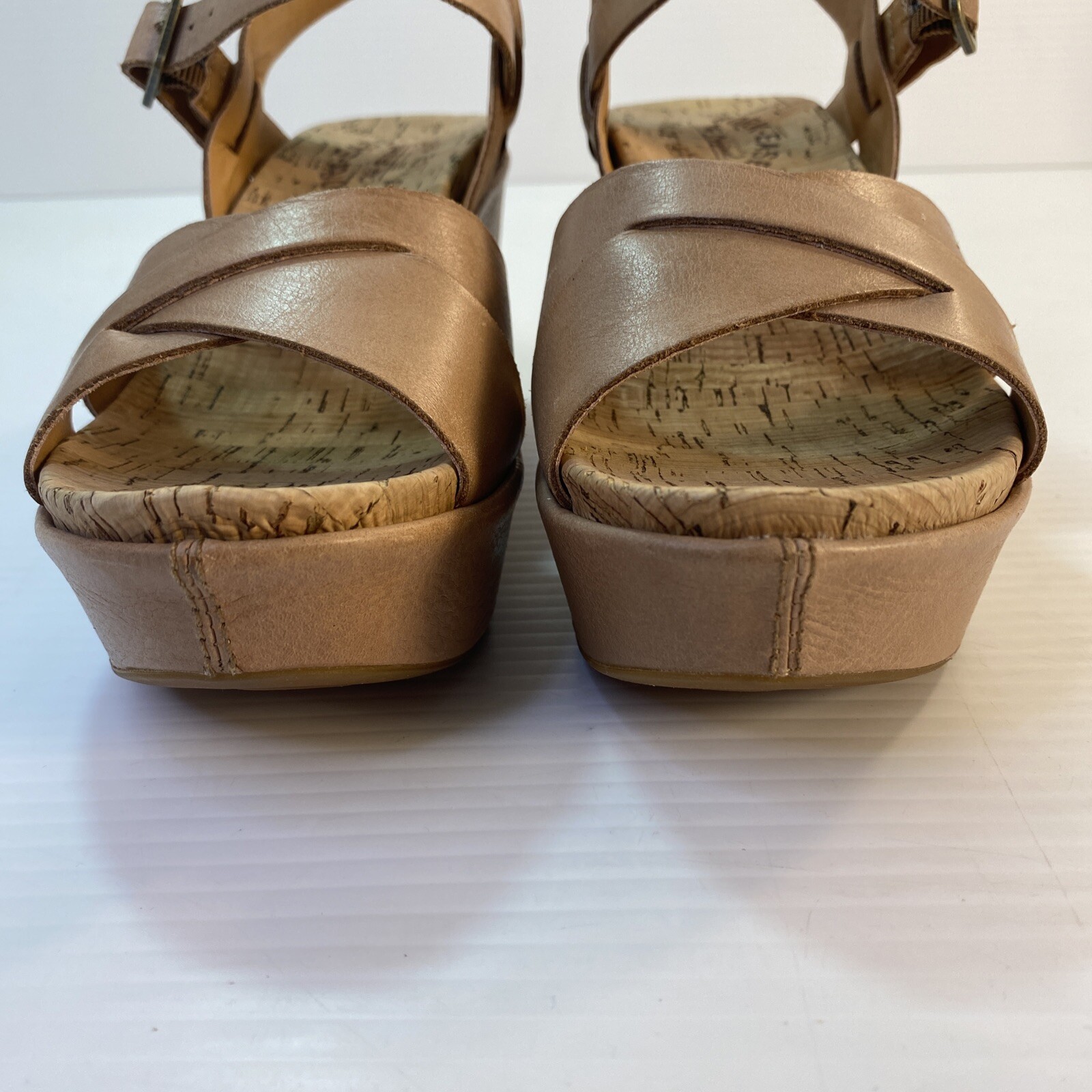 EUC Kork Ease Ava Classic Natural Vachetta Leather Women’s Size 6