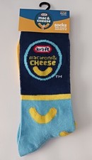Men's Official Mac N Cheese Portrait 1 Pair Crew Sock Size 6 - 12 New With Tags