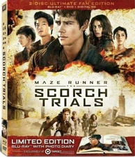 Maze Runner The Scorch Trials Blu-ray DVD Ultimate Target Exclusive Digibook NEW