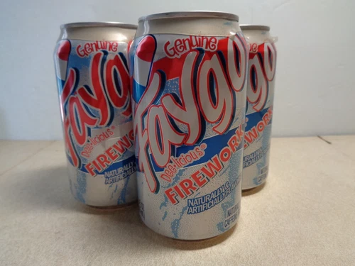 Faygo Genuine Firework Soda Pop 4 pack Of 12oz Cans