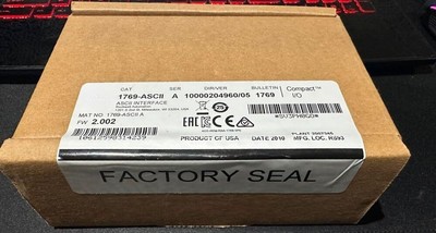 New 1769-ASCII Industrial Electrical