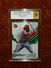 2024 Topps Pristine - Elly De La Cruz #73 Green Refractor /150 (RC