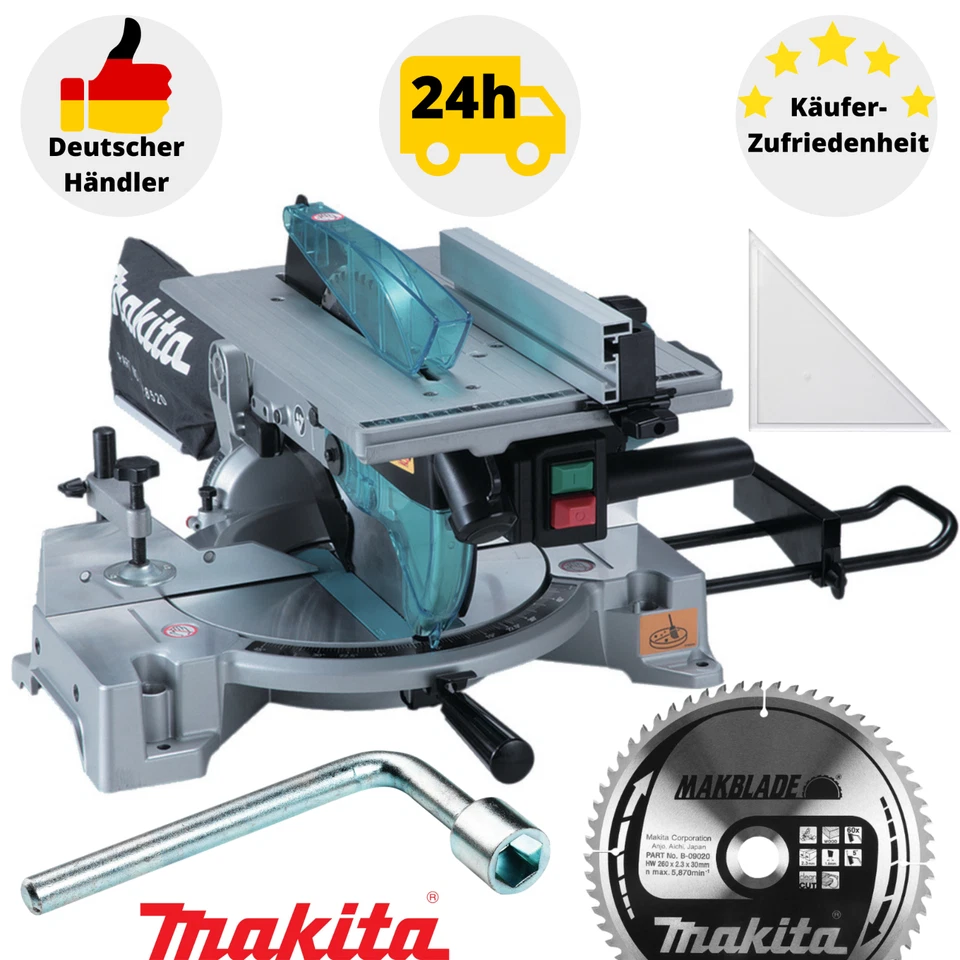 Makita LH1040 Kapp- und Gehrungssäge 1650 W Säge Kappsäge Tischkreissäge Sägen