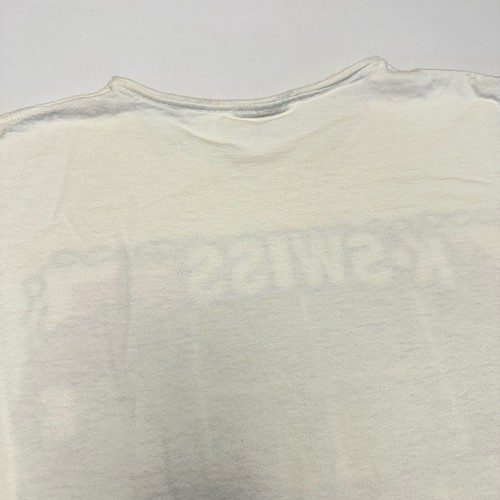 Vintage K-Swiss Tennis Tank Top T Shirt Mens XL White 90s Single Stitch Cut Off - 第 6/8 張圖片