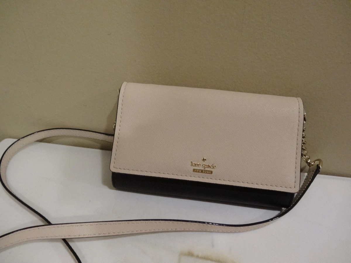 Kate Spade New York Black, Neutrals Leather Crossbody Bag