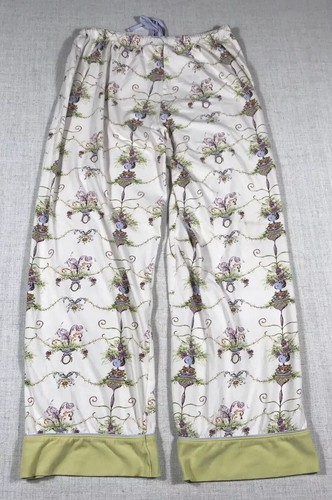 Swell by Cynthia Rowley French Floral Lounge Drawstring Pajama Pants Small 3/5 - Picture 3 of 9