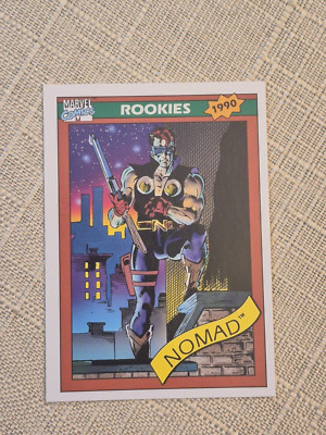 1990 Marvel Comics Super Heroes Rookies Trading Card #86 Nomad