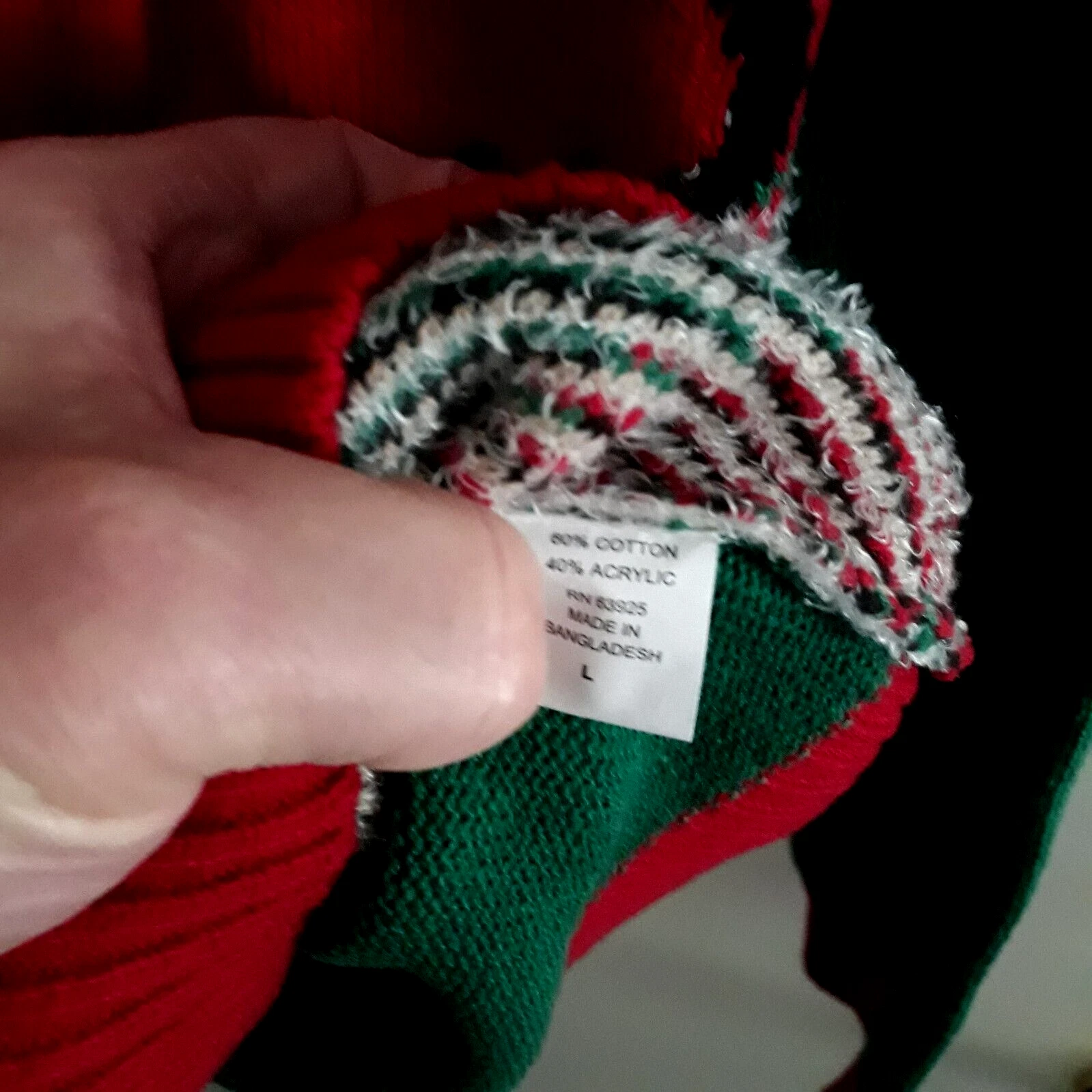 Ugly Christmas Sweater Size Large