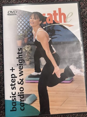 Cathe~Basic Step + Cardio & Weights Workouts/Step Exercises DVD~90 minutes Total