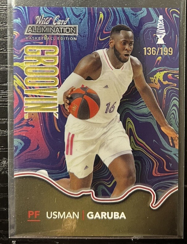 (gamon　unwound) 2021-22 Wild Card Alumination Yellow Groovin 136/199 Usman Garuba