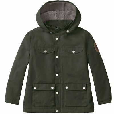 Fjällräven Kids Greenland Winter Jacket Kinder-Winterjacke Anorak Jacke Grün NEU
