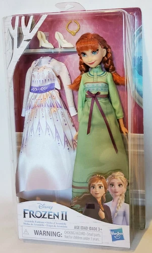 New Disney Frozen 2 Arendelle Fashions Anna Fashion Doll with 2 Outfits