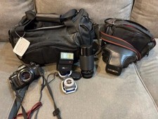 Minolta X700 35mm SLR Film Camera and Accessories