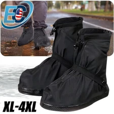 Anti-slip Silicone Rain Shoe Covers Reusable Waterproof Shoes Cover Protector