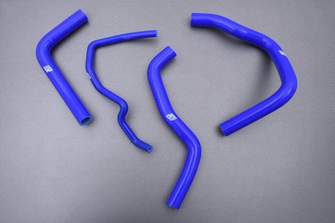 Durites radiateur bleu haute pression pour Suzuki GSXR 600 WVCV 2008-2010 en silicone