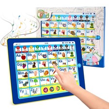 6-in-1 Kids Tablet with ABC/Words/Numbers/Color/Games/Music - Interactive Edu...