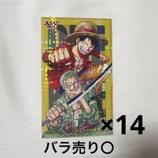 One Piece Luffy Zoro Sticker JUMP SHOP Bonus