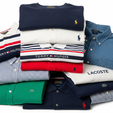 Stock abbigliamento firmato KILOBOX: Polo Ralph Lauren, Lacoste, Tommy Hilfiger