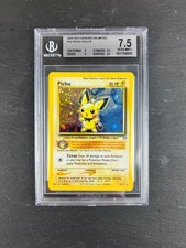 Pokemon TCG Neo Genesis Pichu 12/111 Holo Rare NM Beckett 7,5 Graded