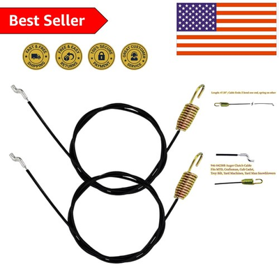 #ad #ad 946 04230B Auger Clutch Cable 2 Pack for MTD Cub Cadet Troy Bilt Snow Blowers $20.89
