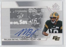 2025 SP Game Used Edition CFL Auto Mcleod Bethel-Thompson #CFL-MB Auto l5u