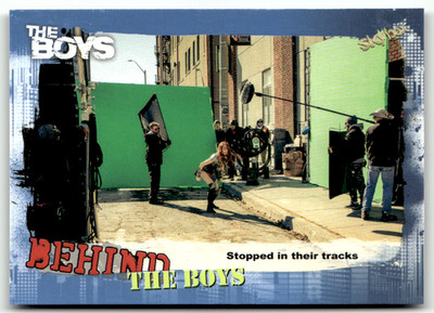2025 Skybox The Boys: Season 1 & 2 No. BB-6 Stopped in Tracks Behind the Boys