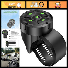 Wireless Bluetooth Media Button Remote - Waterproof Music Controller for Car M