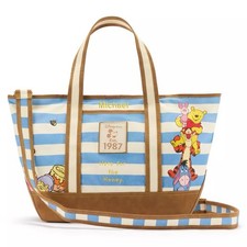 Disney Winnie the Pooh and Pals Disney Store Est. 1987 Canvas Tote Large New