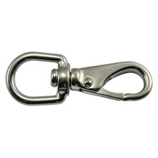 3/8" x 2-3/4" 316 Stainless Steel Swivel Bolt Snap Hooks 2 pcs.