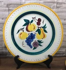 Vintage Stangl Pottery FRUIT Pattern 14.5" Platter or Chop Plate