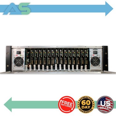 Evertz 7800FR Multiframe Chassis with x14 7721AD8-HD & x1 7700FC Card Modules