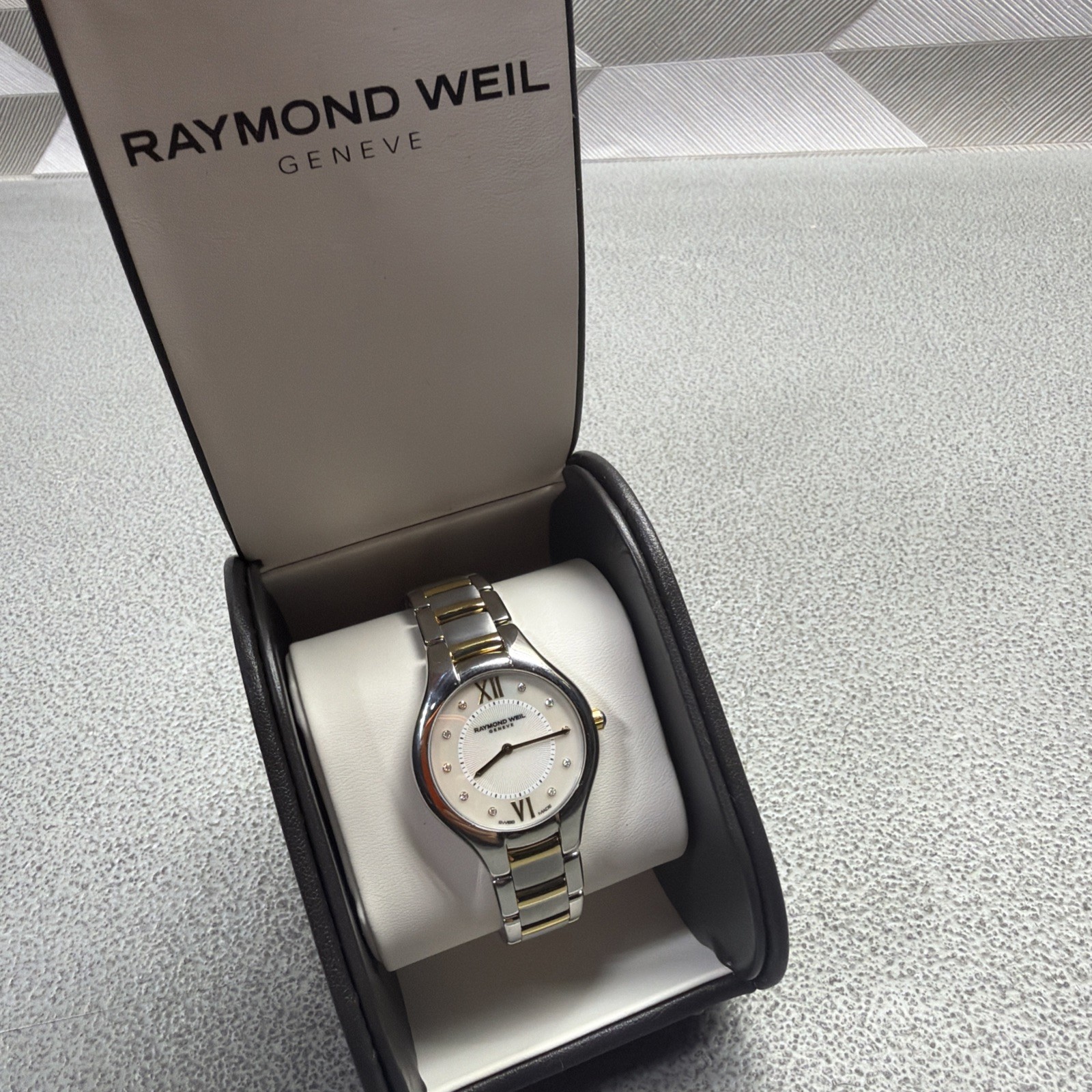 Raymond Weil Ladies Diamond Dial  Quartz Watch