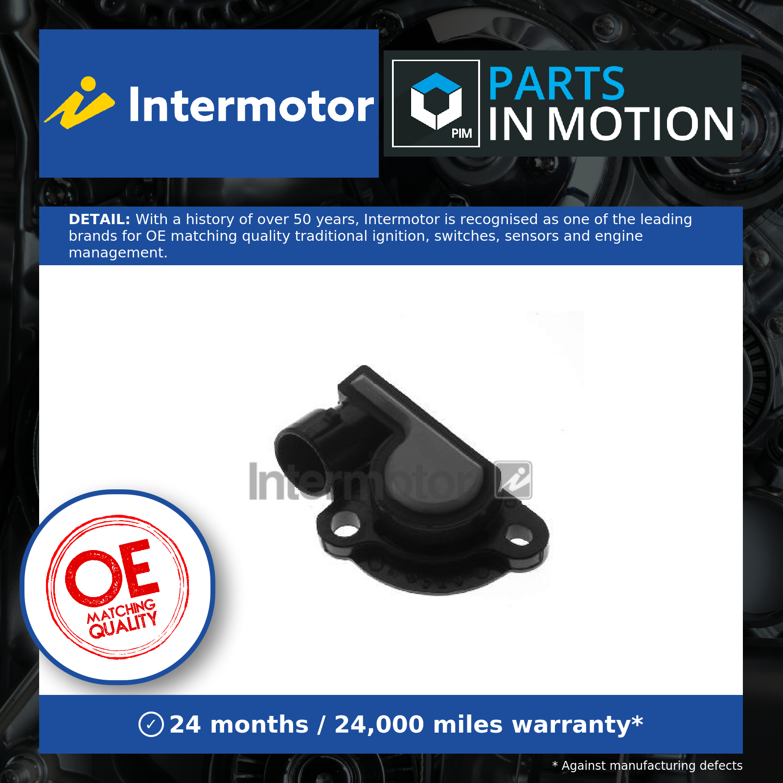 Accelerator Throttle Position Sensor 19909 Intermotor Potentiometer 17082984 New