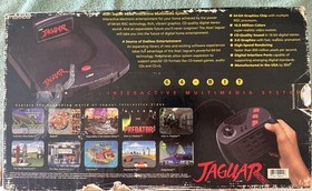 atari jaguar console boxed