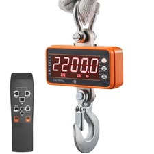 Digital Crane Scale Industrial Hanging Scale 2200 lbs/1000 kg Heavy Duty