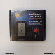 Spy Hawk Law Grade Maxi-Tech Personal Bug Sweep Detector 10GHZ