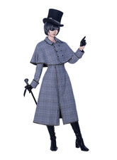 Black Butler Ciel Phantomhive Houndstooth Cosplay Costume Large