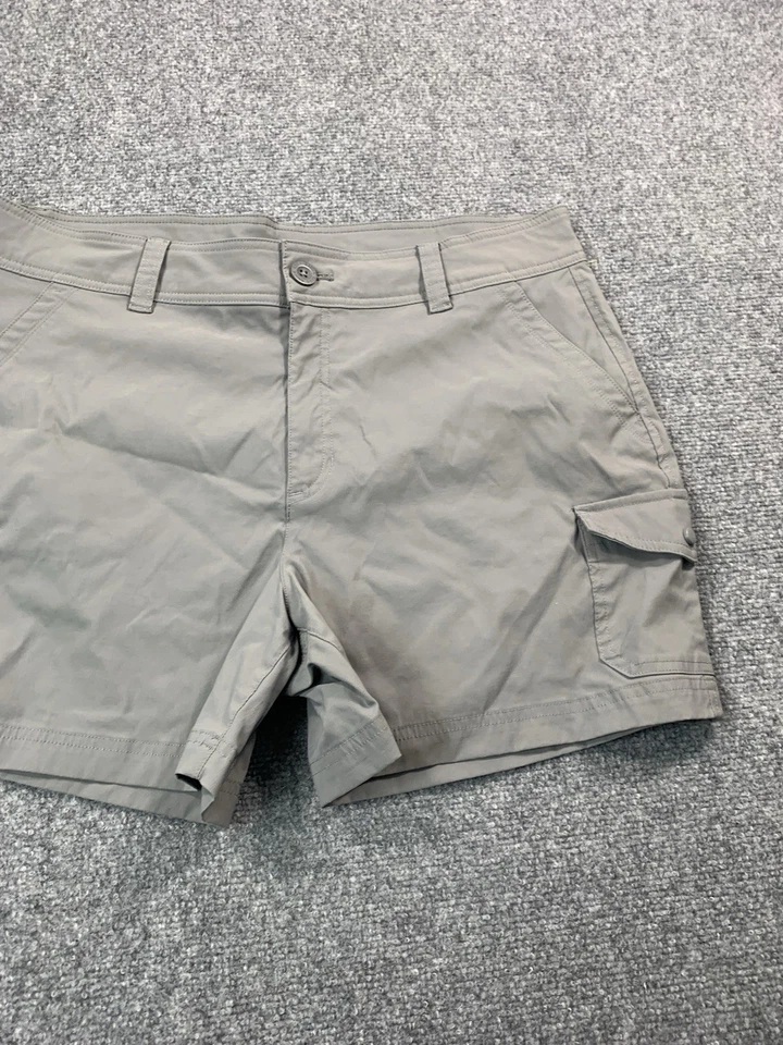 Pantalones Cortos Eddie Bauer Mujer 16 Gris Ligeros Exterior Informales Bolsillos Foto 3 de 4