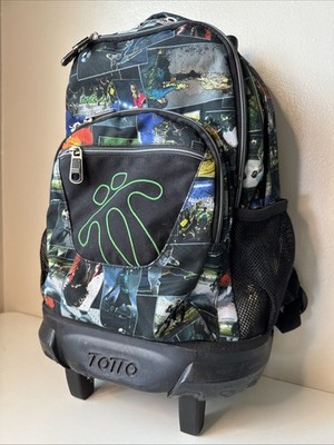 Totto Multicolor Graphic Print Backpack Laptop School Travel Book Bag Totto MA04ECO029 Children main image 2