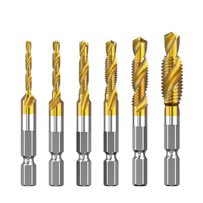 HSS Titanium Shank Spiral Point Plug Screw Tap Machine Thread Tap and Dies Metri