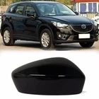 Black Right Driver Side Rearview Mirror Cap Cover For Mazda CX-5 CX5 2013-2014
