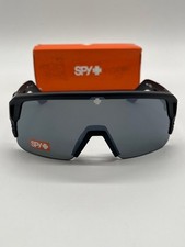 Spy Optic Monolith 5050 Men  s Matte Black Gray Sport Sunglasses Happy Shield