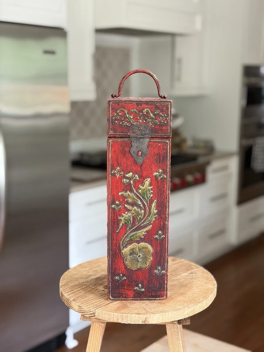Vintage Wooden Wine Box Antique Boxes for sale | eBay