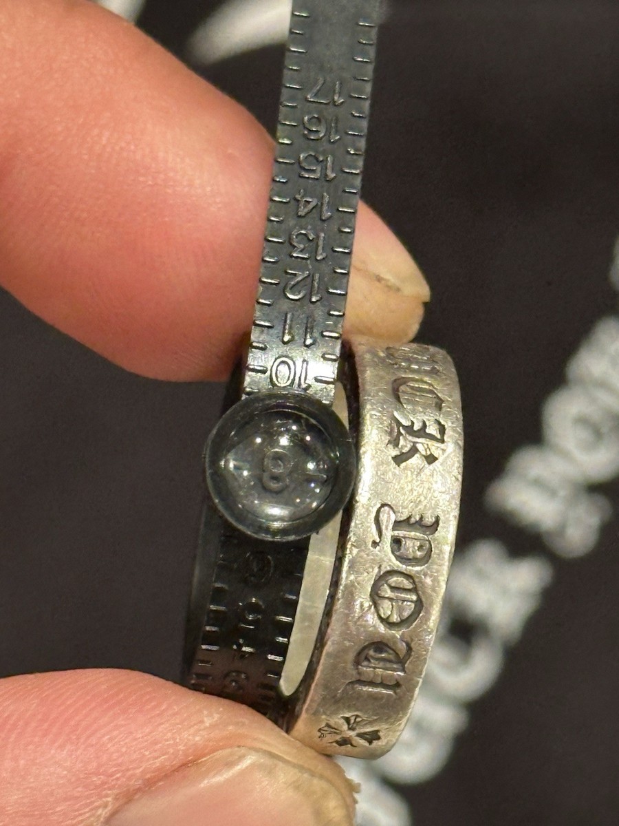 Chrome Hearts F * You Spacer Ring Vintage 2003 Size 8 Rare OG F**k